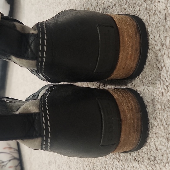 Sorel Major Carly Moto Boots with Zipper Size 9 - Picture 5 of 8